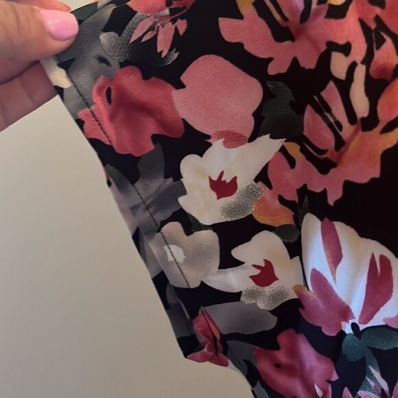 𝅺NWOT Shein Colorful Short Sleeved Floral Mini Dress.  Size Medium - Picture 3 of 8